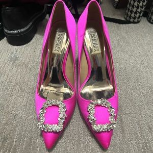 Badgley Mischka Heels- Hot Pink size 7.5